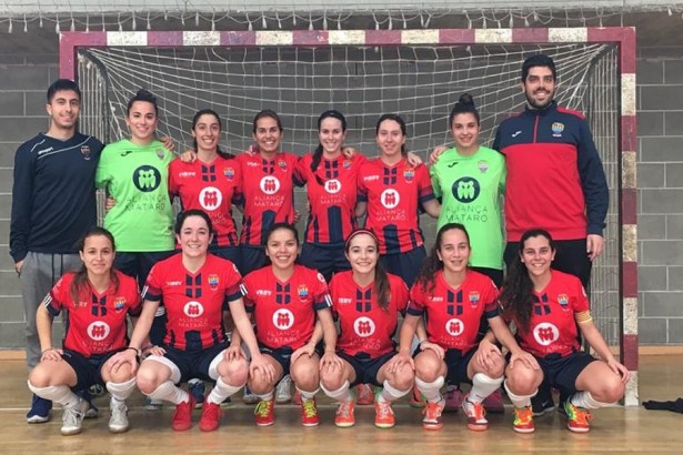 Equip femení Futsal Aliança Mataró