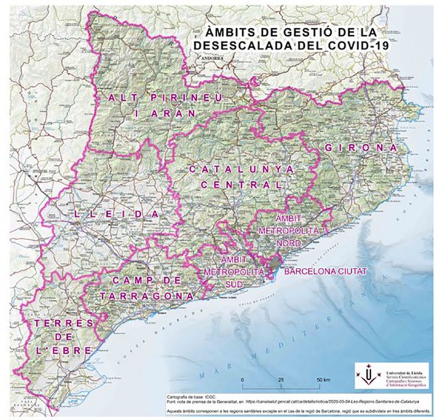 Zones Sanitàries Catalunya