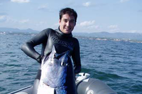 Xavi Blanco (SPAS) subcampiÃ³ catalÃ  de pesca submarina